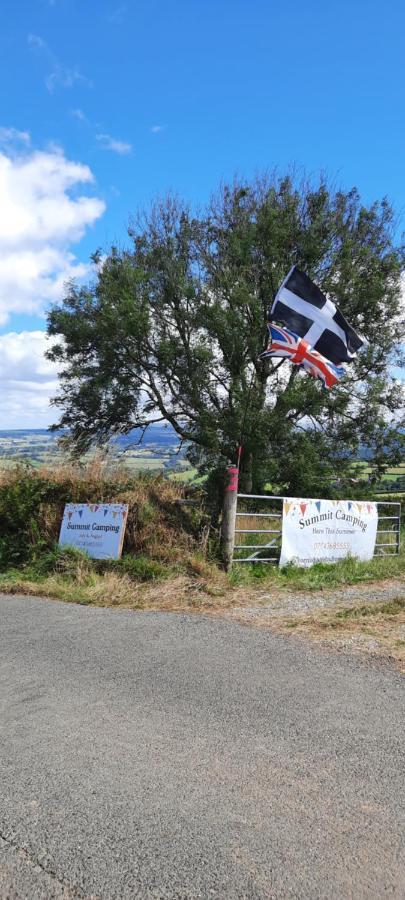 Summit Camping Kit Hill Cornwall Panoramic Views Grass Pitch From 15Pn Or Bella Bell Tent 75Pn Callington Exterior photo